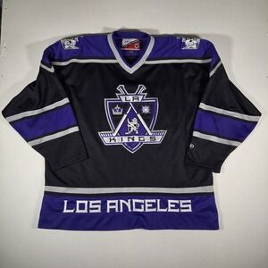 Vintage LA Kings Jersey Pro Player Licensed NHL Los Angeles Hockey Y2K 90s